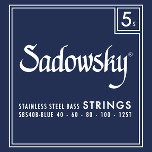 סט 5 מיתרים לבס Sadowsky SS BlueLabel 5 Set 40-125T