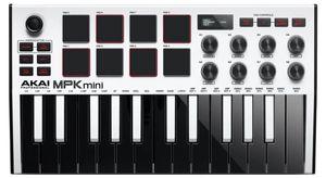 Akai Pro - MPK mini mkIII מקלדת שליטה (צבע לבן)