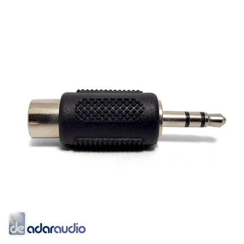 מתאם RCA מונו נקבה - זכר 3.5 PL סטריאו 