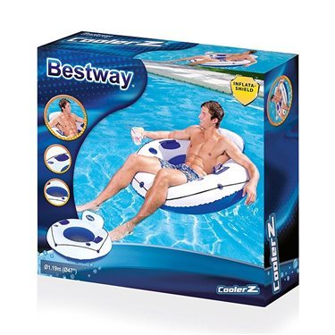 גלגל ים מתנפח אבוב לבריכה ולים של BESTWAY עם רשת לקירור מהמים BESTWAY 43108