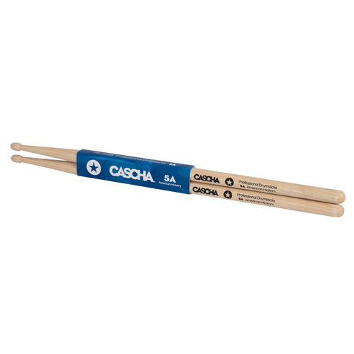 זוג מקלות 5A ראש עץ HH2045 CASCHA AMERICAN HICKORY
