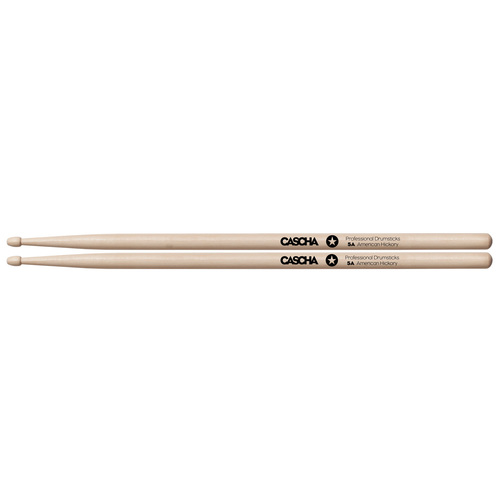 זוג מקלות 5A ראש עץ HH2045 CASCHA AMERICAN HICKORY