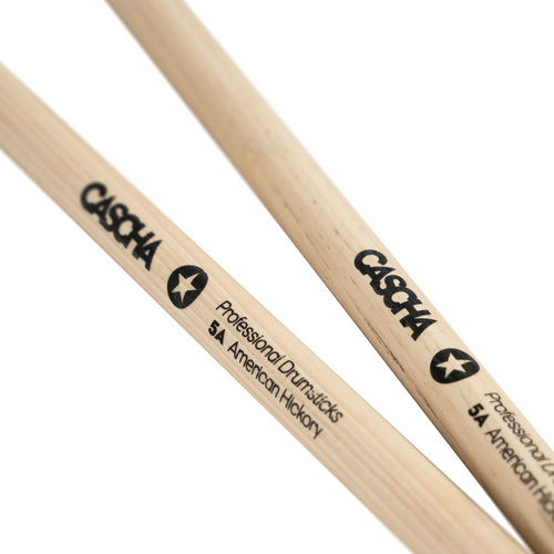 זוג מקלות 5A ראש עץ HH2045 CASCHA AMERICAN HICKORY
