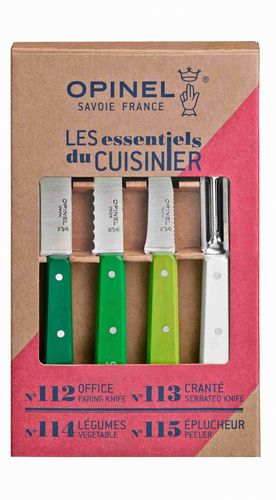 סט סכיני מטבח אופינל Essentials knives Box Set מבית OPINEL הצרפתית.
