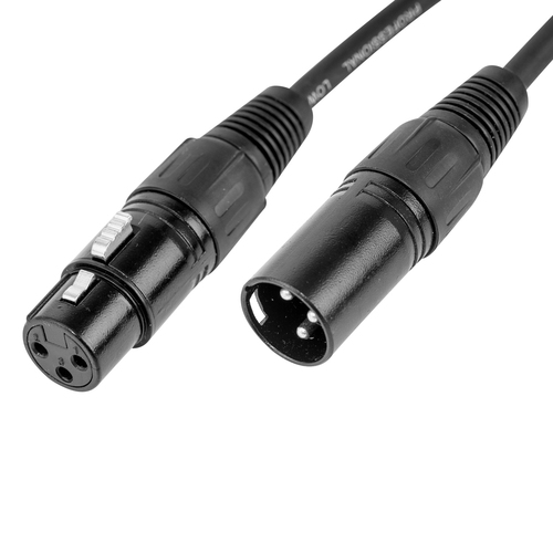 כבל למיק 6מ XLR-XLR ראש שחור CASCHA HH2088
