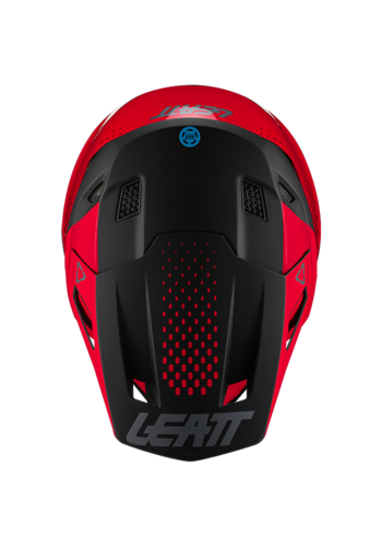 קסדת ליט 8.5 אדום כולל משקפי אבק - LEATT MOTO 8.5 HELMET RED
