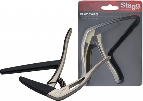 קאפו לגיטרה קלאסית Stagg SCPX-FL BG