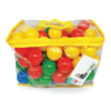 כדורי משחק 100 יחידות בשקית PVC רב פעמית