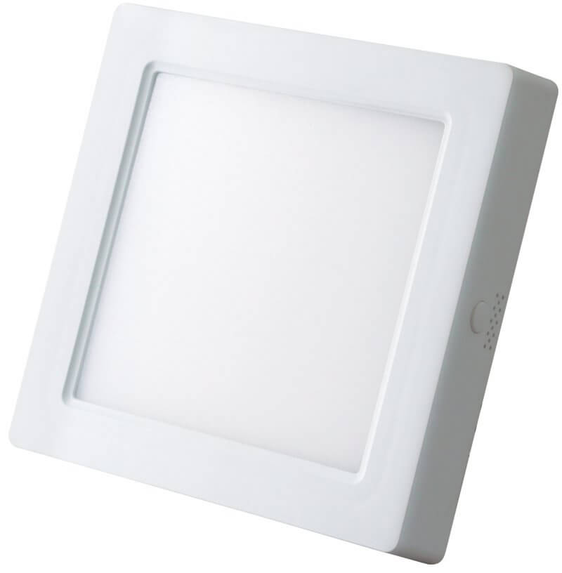 פאנל לד צמוד מרובע 12w אור צהוב NISCO