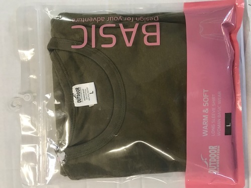 גופיה צבאית שרוול ארוך נשים OUTDOOR BASIC