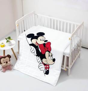 סט למיטת תינוק / מעבר 100% סאטן אל קמט MICKEY & MINNIE 22