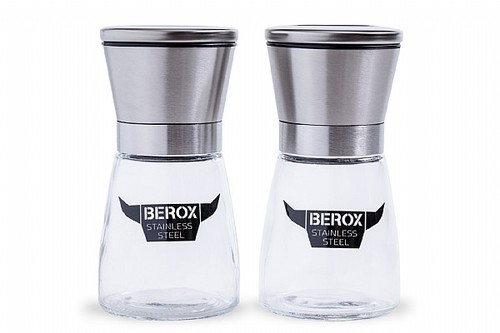 זוג מטחנות מלח ופלפל BEROX