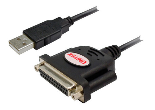 מתאם USB TO DB25F (PARALEL)