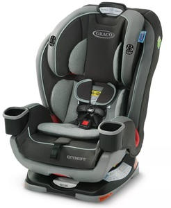 כסא בטיחות עם מאריך רגלים אקסטנד טו פיט Extend2Fit אפור/שחור Bay Village