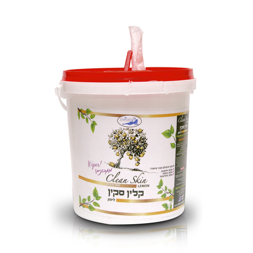 דלי מגבוני שמן לימון