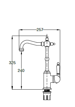 סיון אופיר ברז לכיור מונח ניקל מוברש מט מק