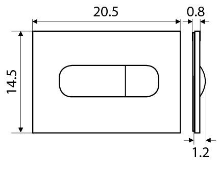 לחצן סאני 202 SANI לבן