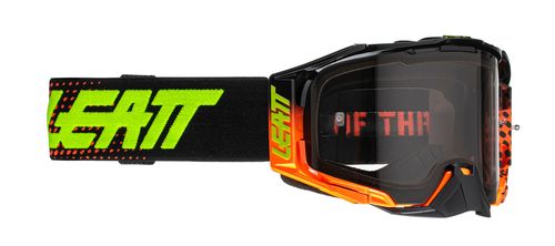 משקפי אבק ליט שחור / כחול -  LEATT VELOCITY 6.5 NEON ORANGE