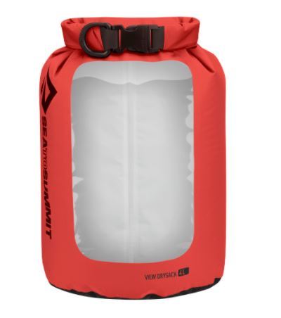 שק אטום למים עם חלון STS VIEW DRY SACK 4L