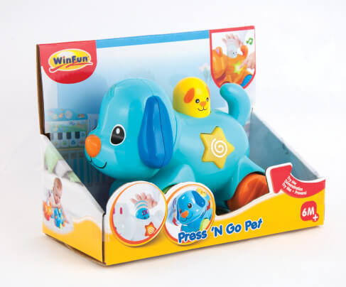 כלב אורות לחץ וסע winfun