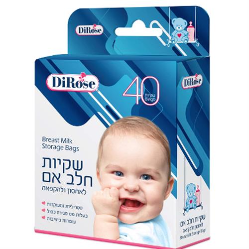 שקיות לאחסון חלב DiRose