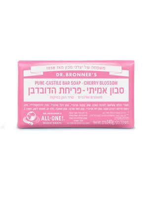 סבון אמיתי מוצק פריחת הדובדבן, 140 גרם, Dr. Bronner's