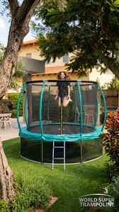 טרמפולינה 2.7 מטר TRIPLE RING טריפל רינג (9 פיט) World super trampoline