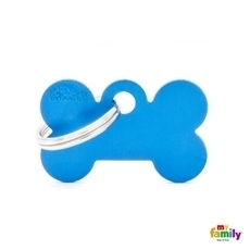 תג שם עצם קטנה כחולה