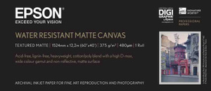 גליל נייר הדפסה Epson WaterResistant Matte Canvas 60" x 12.2m