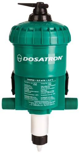 משאבת דשן דוזטרון קבועה 0.2% Dosatron - מחיר משתלם ומשלוח חינם
