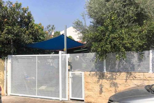 גדר אלומיניום להרכבה עצמית | גדר הייטק זהה משני הצדדים