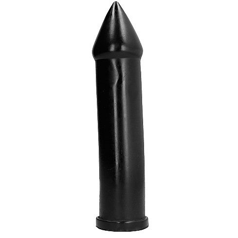 דילדו טיל שחור באורך של כ- 24 ס"מ All Black המקורי | סקס פלאנט