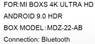 שלט רחוק שיאומי  XMRM-006 Xiaomi Mi TV  4K ULTRA HD Prime Video BOX S