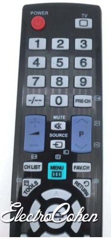 שלט תואם רחוק אוניברסלי לטלוויזיות סמסונג samsung דגם BN59-00682A