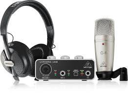 חבילת אולפן Behringer U-Phoria Studio