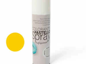 ספריי צבע מאכל PASTEL צהוב 250 מ"ל