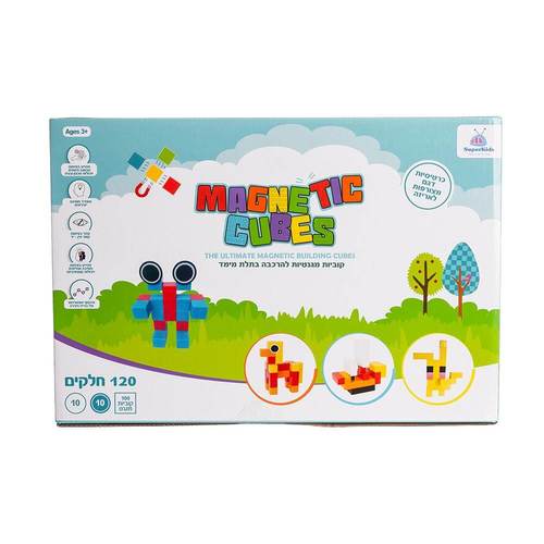 קוביות מגנטיות 100 חלקים MAGNETIC CUBES 