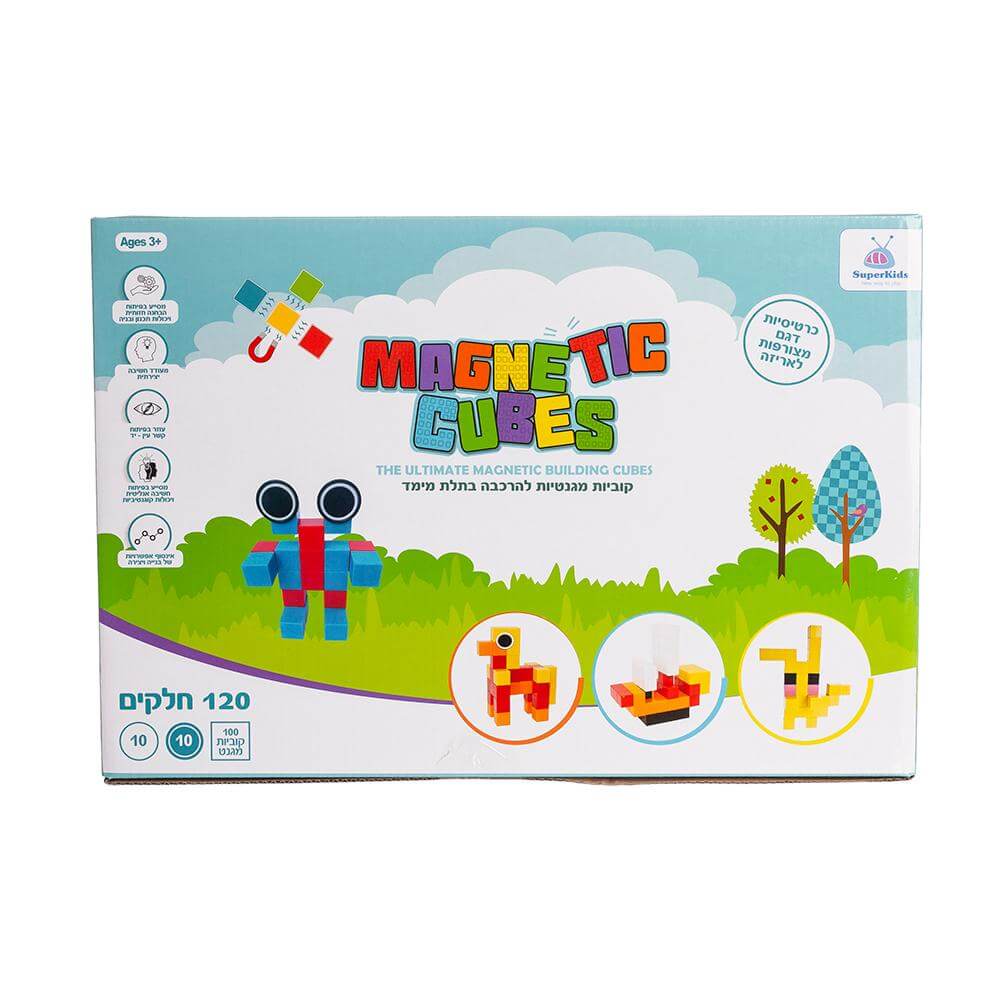 קוביות מגנטיות 100 חלקים MAGNETIC CUBES 