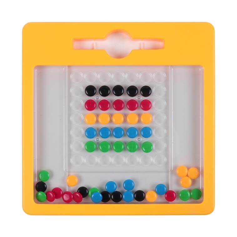 לוח ציור כפתורים מגנטי צבעוני 