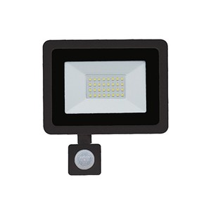 תאורת הצפה +20W STAR שחור+חישן Semicom SM-YPXC20/DL+S סמיקום
