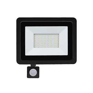 תאורת הצפה +50W STAR שחור+חישן Semicom SM-YPXC50/DL+S סמיקום
