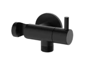 ברז ניתוק למתיזן בידה שחור מט D15B סיוון אופיר