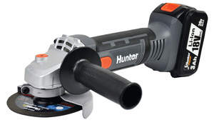  משחזת זווית נטענת 4.5 -HUNTER