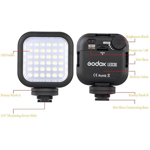 תאורה קבועה Godox LED 36