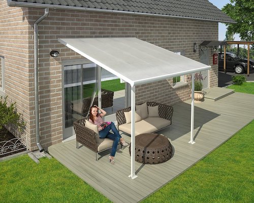 פרגולה אלומיניום Feria לבנה 3X3.1 | מק