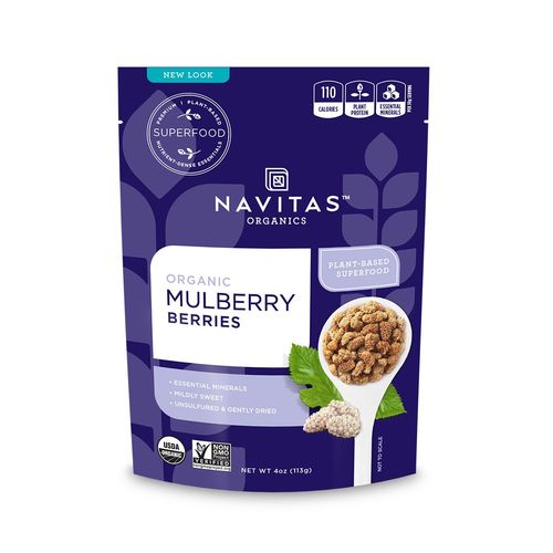 תותי עץ מולברי 227 גרם  NAVITAS ORGANICS