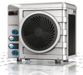 משאבת חום MINI בהספק 3KW לבריכות עיליות INTEX / BESTWAY
