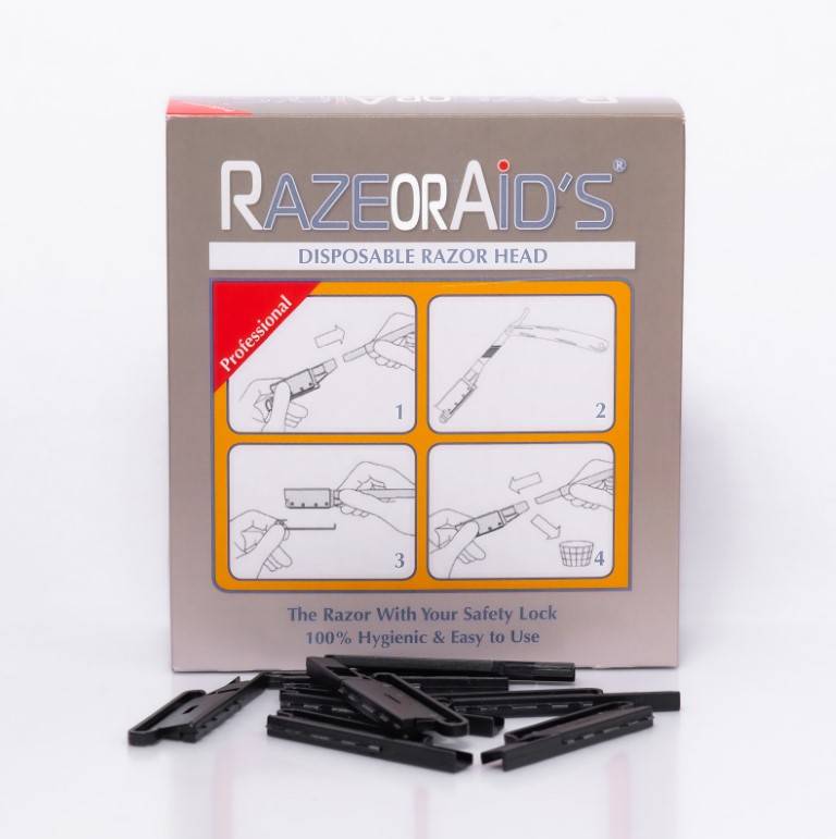  תערים חד פעמיים 200 יחידות RAZOR AID