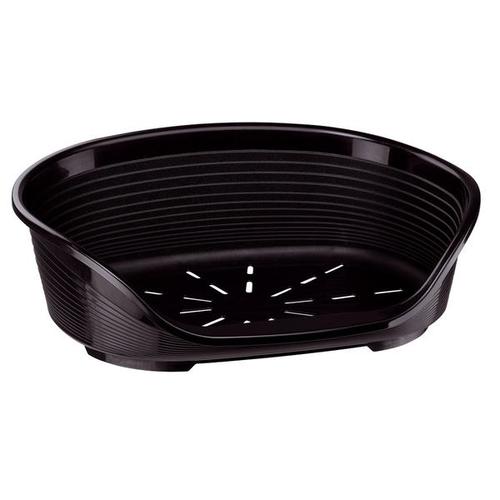 מיטת פלסטיק דלוקס 2 שחור לכלב וחתול