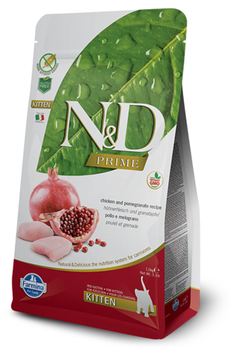 ND פריים גור חתול – עוף ורימון 1.5 ק
